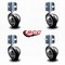 Service Caster 3 Inch Bright Chrome Soft Tread Ball Caster - Corner Mount Bracket, 4PK SCC-GR01S30-DCR-BC-71678-4-CB90-4 - alternate 3